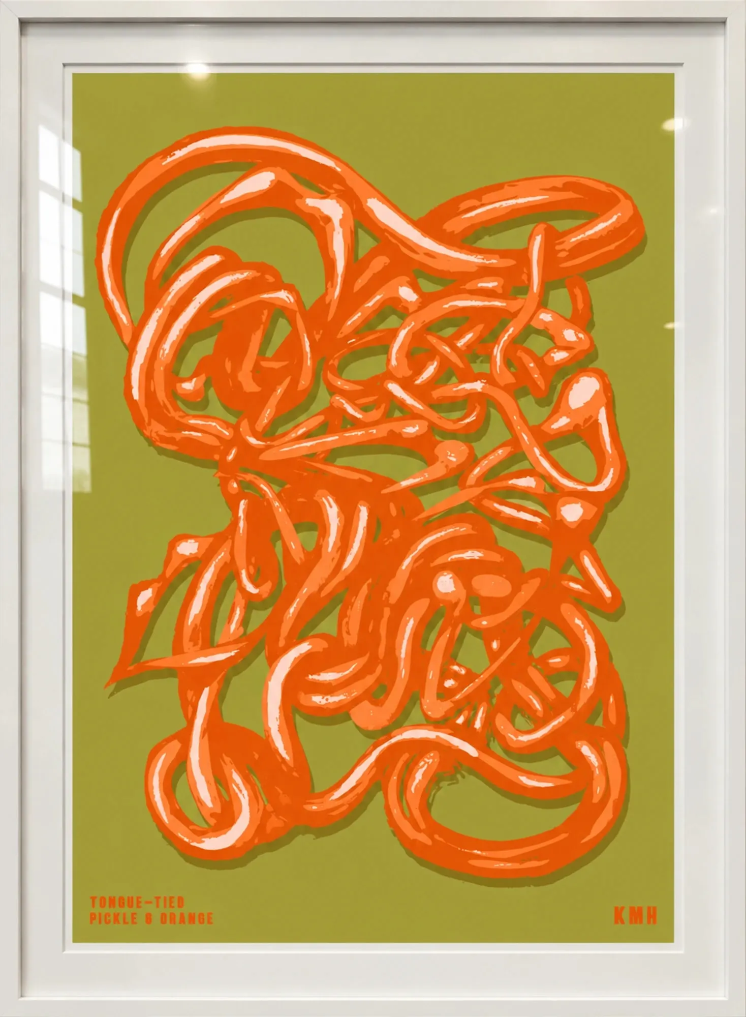 Tongue-Tied, Pickle & Orange by Karl Hoffmann